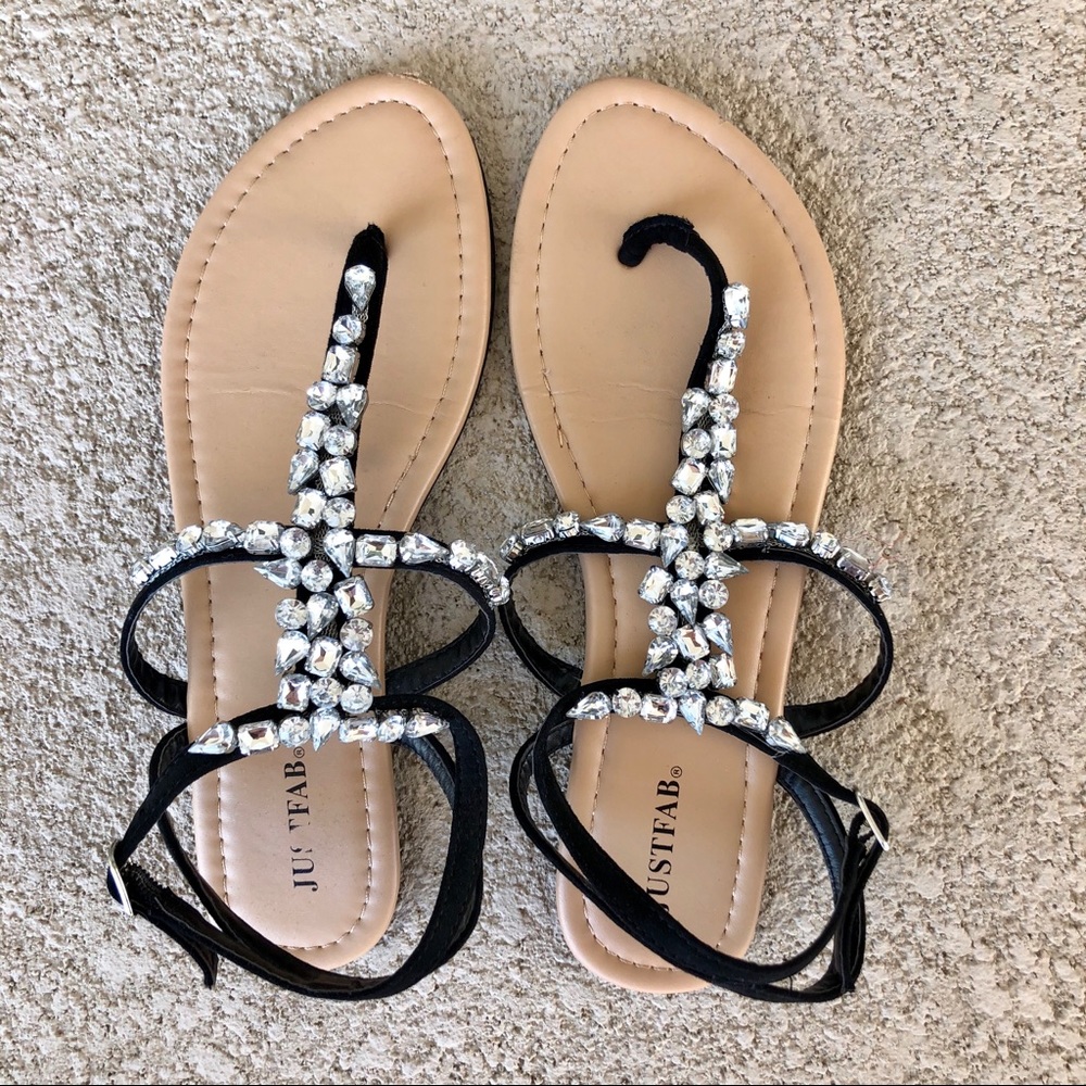 Rhinestone Sandals